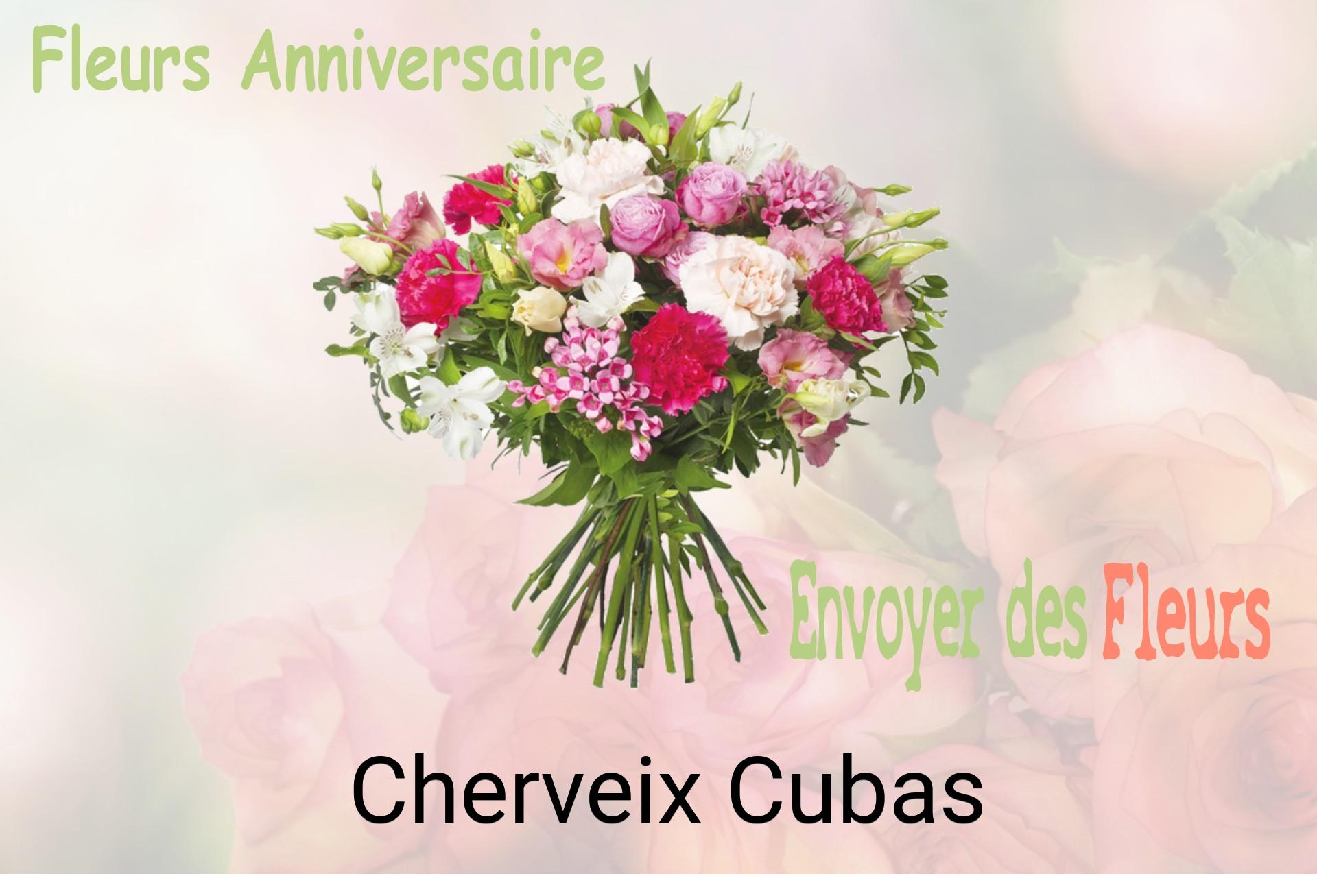 Bouquet de fleurs d’anniversaire livré à Cherveix-Cubas