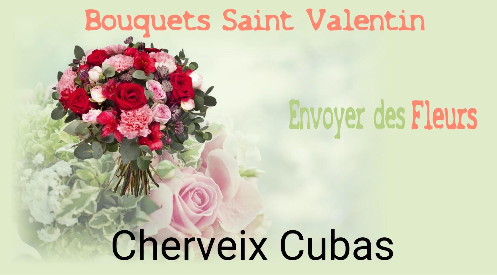 Roses de Saint-Valentin livrées à Cherveix-Cubas